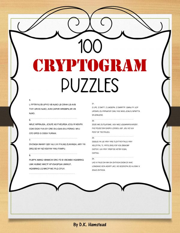 cryptogram puzzles