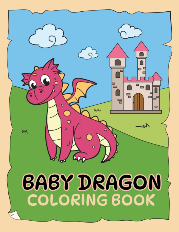 baby dragon coloring